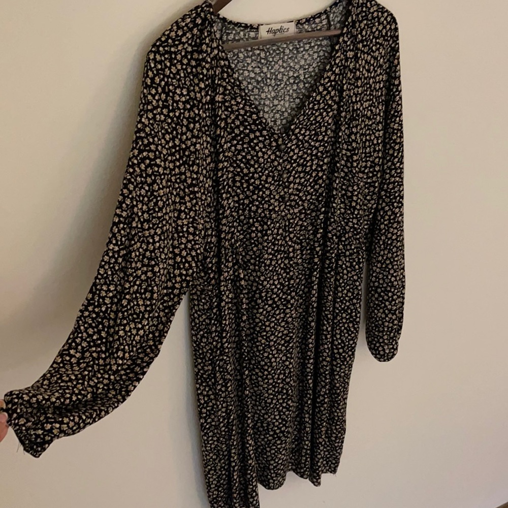 Floral Fall Dress, Size Medium